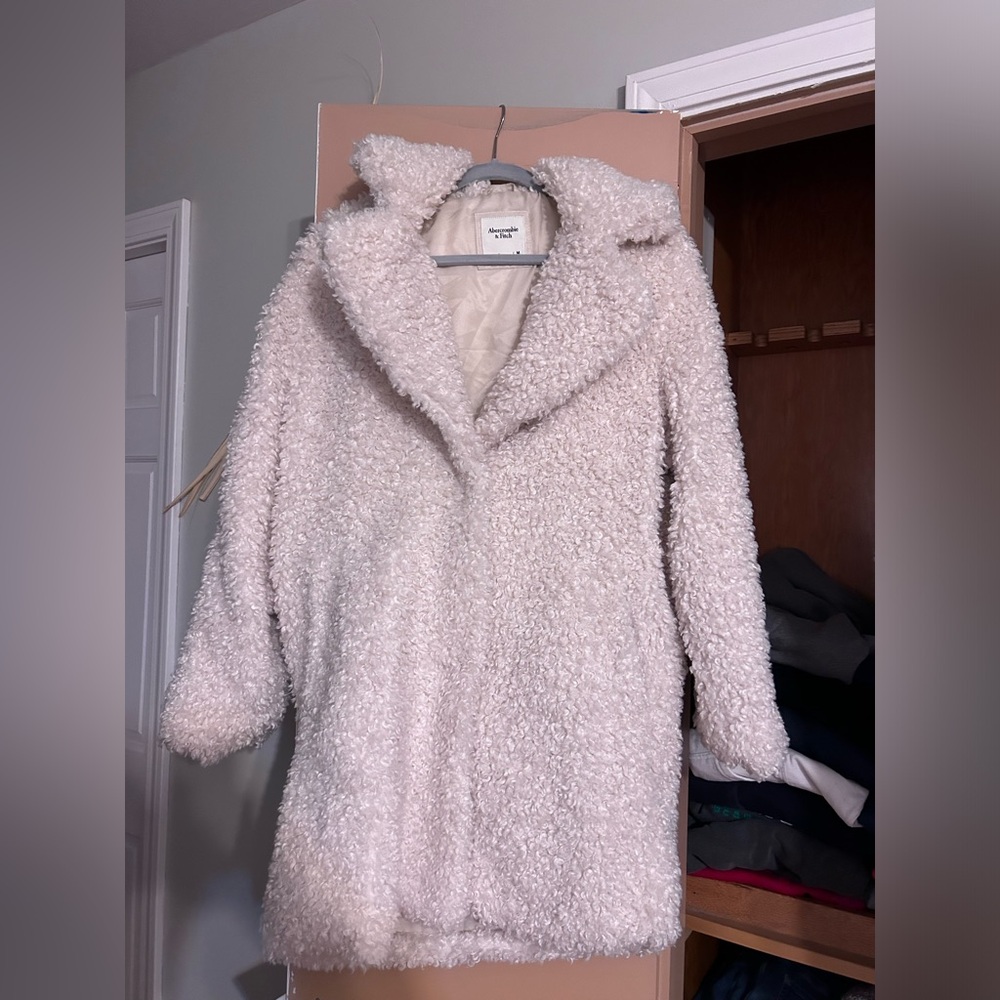 Abercrombie & fitch teddy pea coat